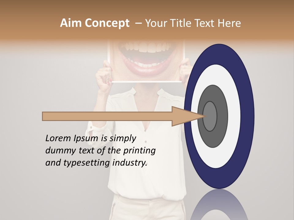 Gladness Dark Expression PowerPoint Template