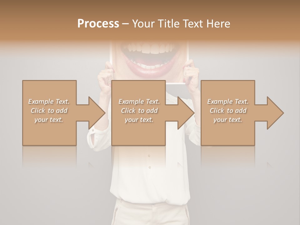 Gladness Dark Expression PowerPoint Template