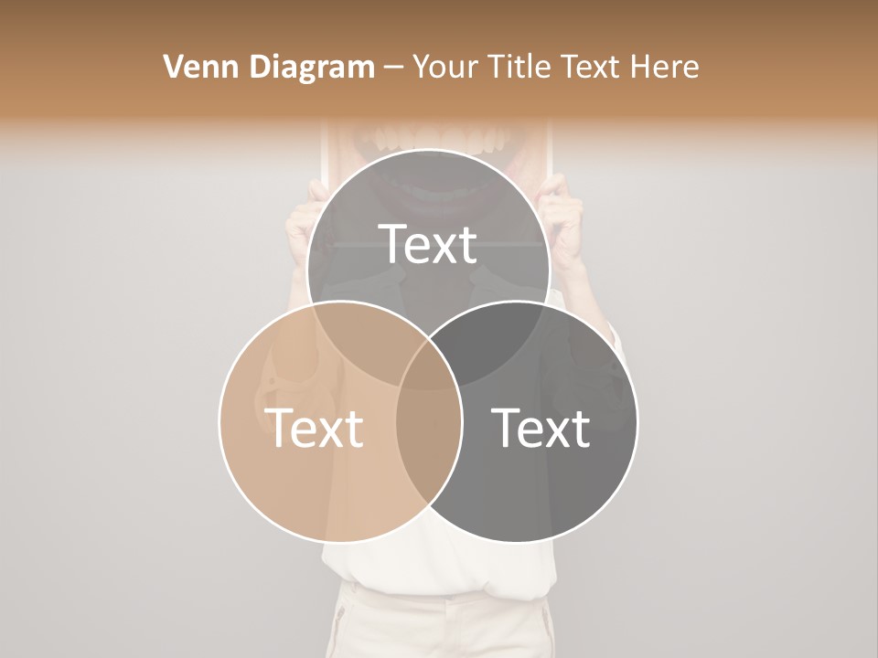 Gladness Dark Expression PowerPoint Template