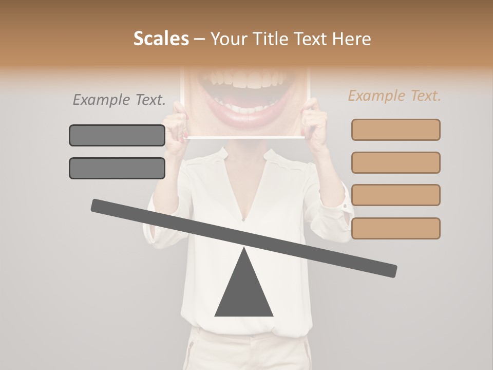 Gladness Dark Expression PowerPoint Template