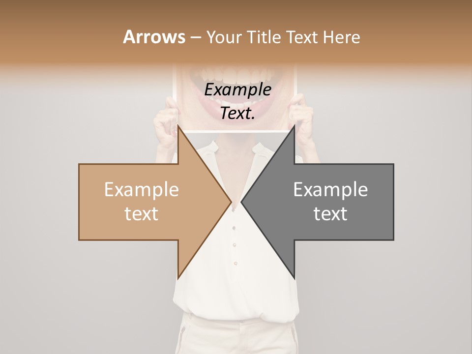 Gladness Dark Expression PowerPoint Template