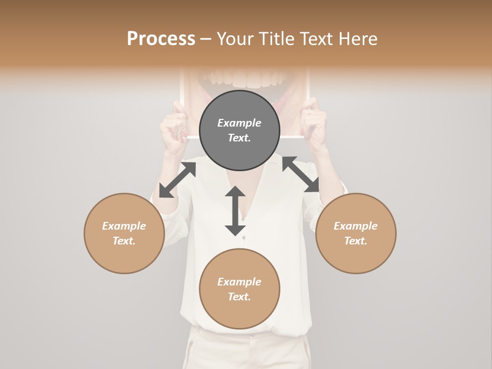 Gladness Dark Expression PowerPoint Template