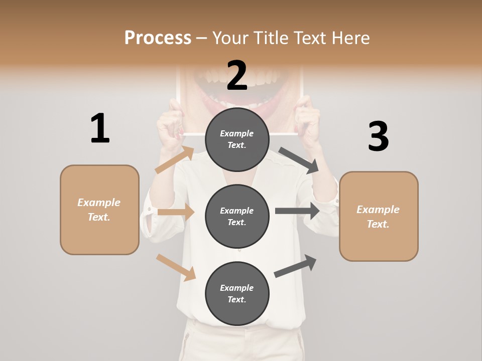 Gladness Dark Expression PowerPoint Template