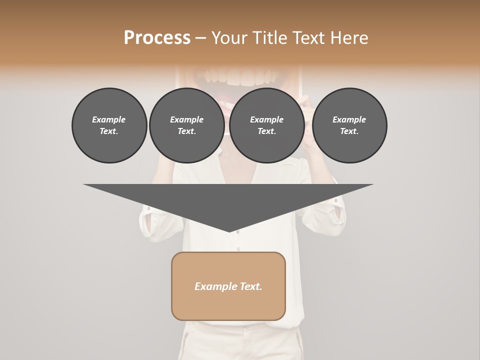 Gladness Dark Expression PowerPoint Template