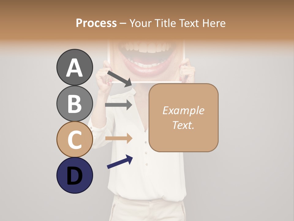 Gladness Dark Expression PowerPoint Template