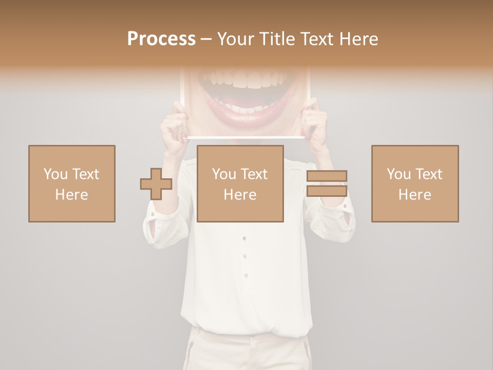 Gladness Dark Expression PowerPoint Template