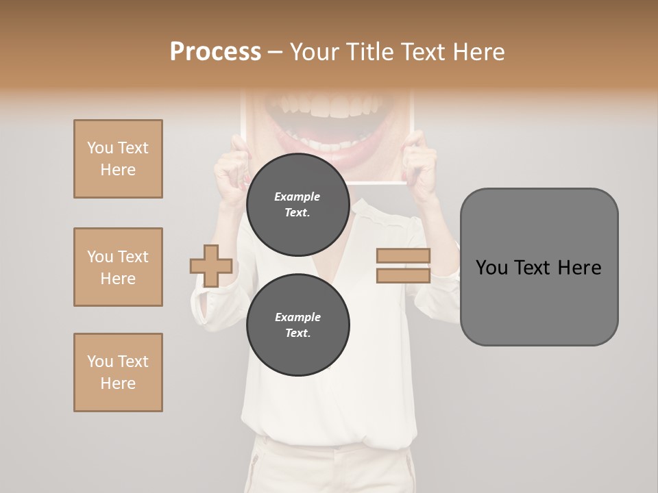 Gladness Dark Expression PowerPoint Template