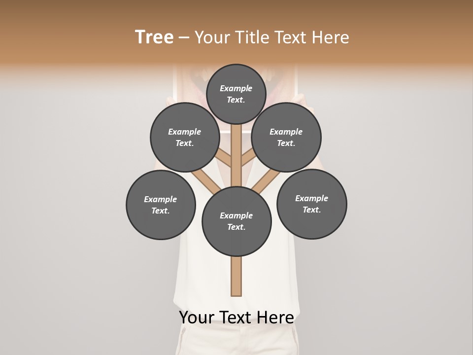 Gladness Dark Expression PowerPoint Template