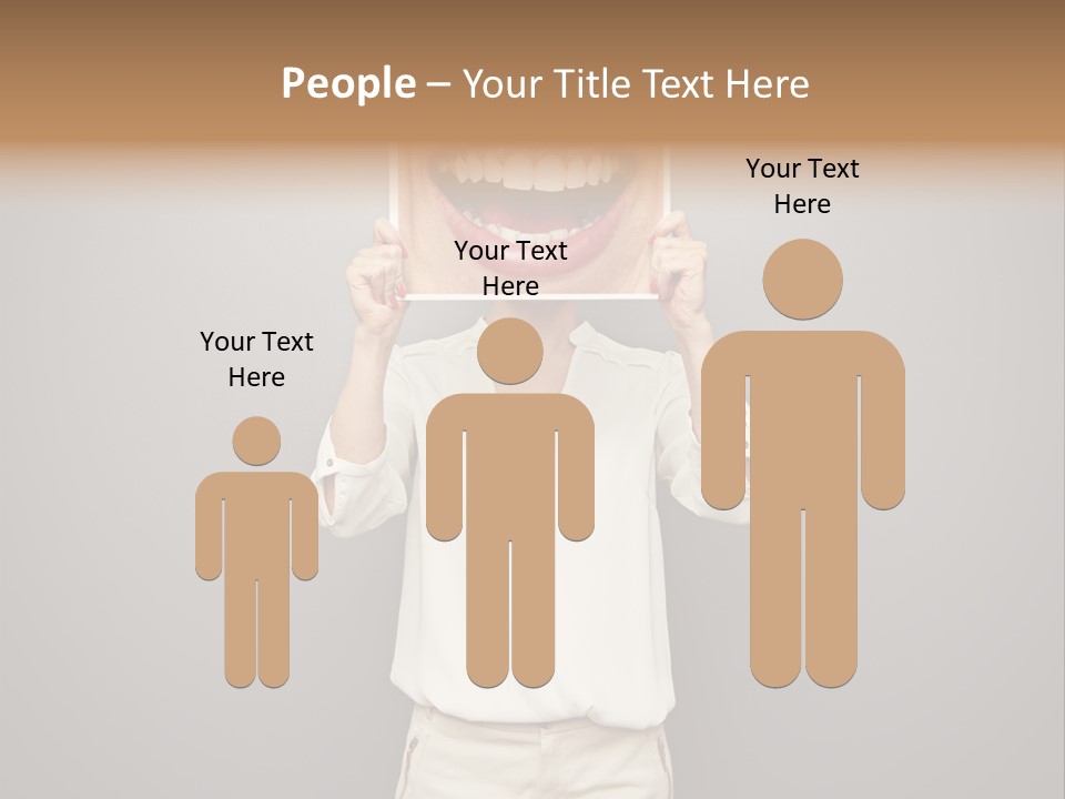 Gladness Dark Expression PowerPoint Template