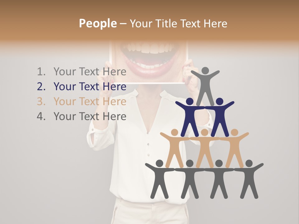 Gladness Dark Expression PowerPoint Template