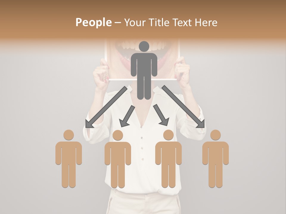 Gladness Dark Expression PowerPoint Template