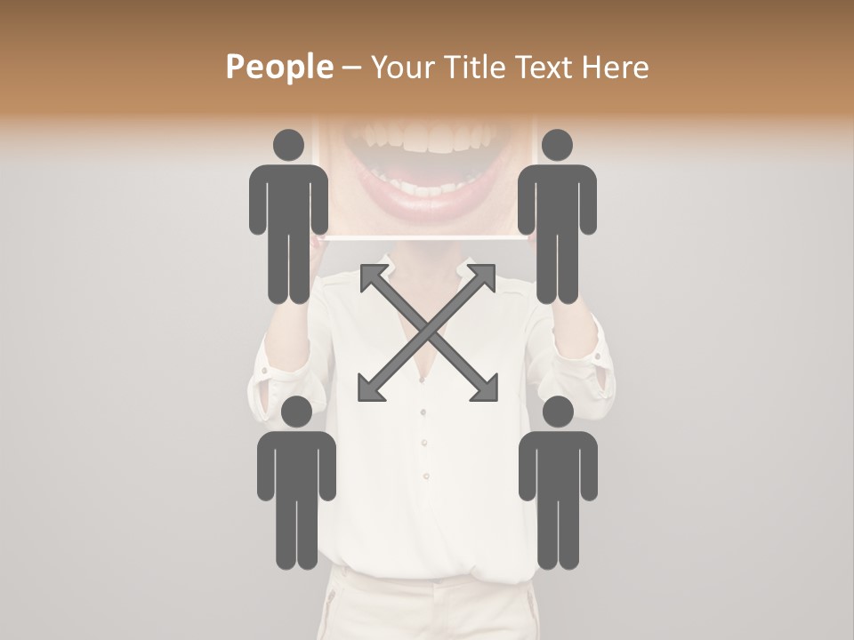 Gladness Dark Expression PowerPoint Template