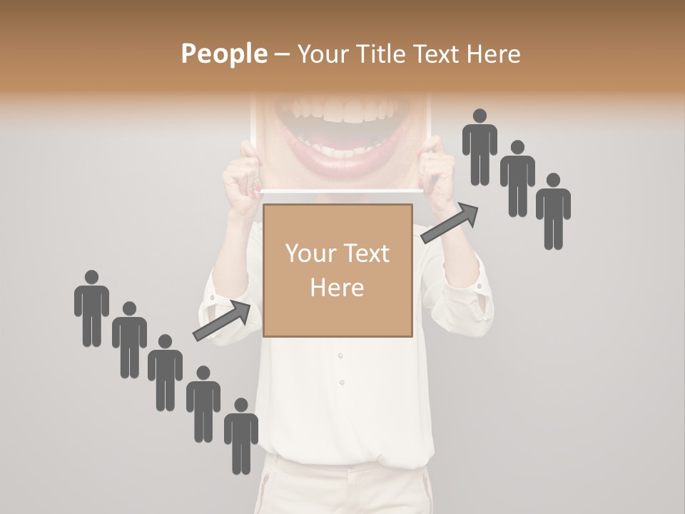 Gladness Dark Expression PowerPoint Template