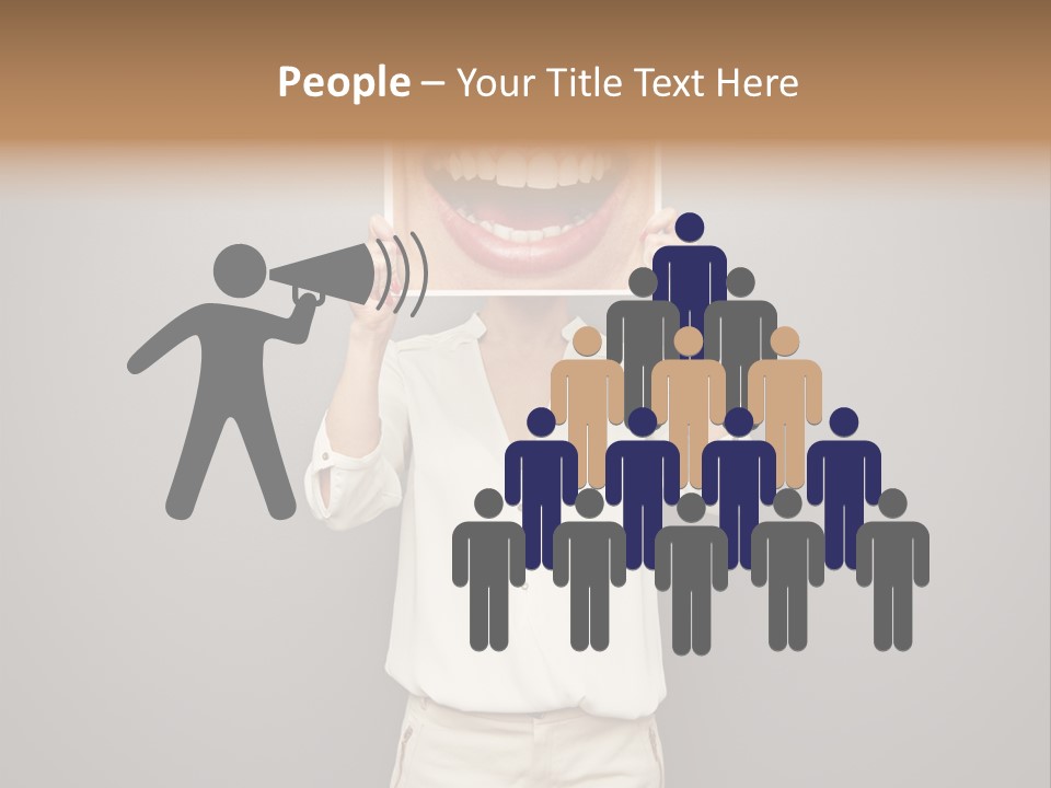 Gladness Dark Expression PowerPoint Template