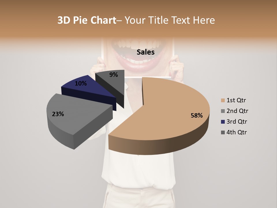 Gladness Dark Expression PowerPoint Template