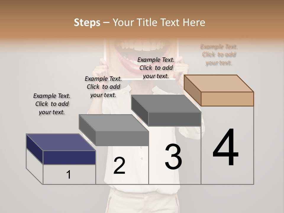 Gladness Dark Expression PowerPoint Template