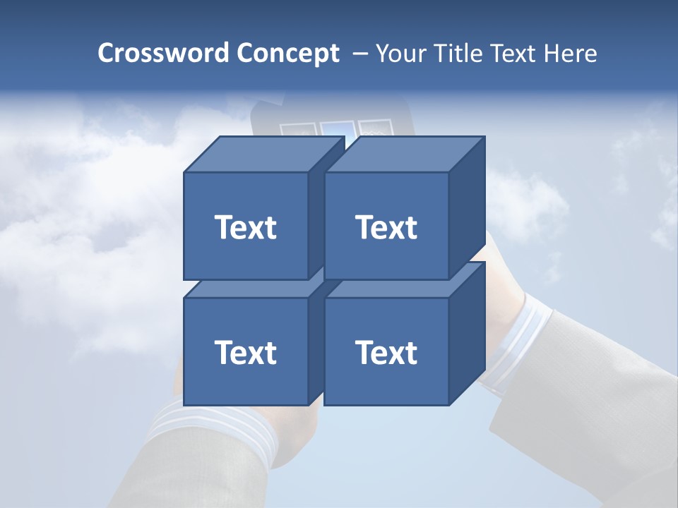 Screen Businessman Equipment PowerPoint Template