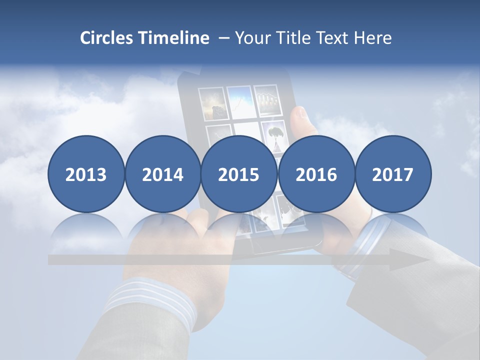 Screen Businessman Equipment PowerPoint Template