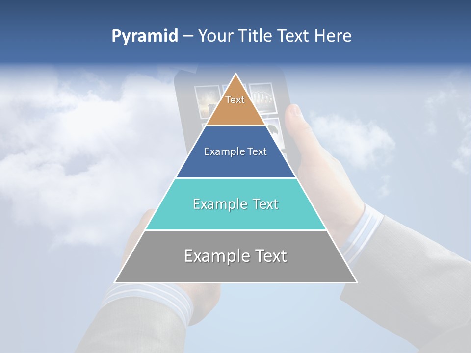 Screen Businessman Equipment PowerPoint Template