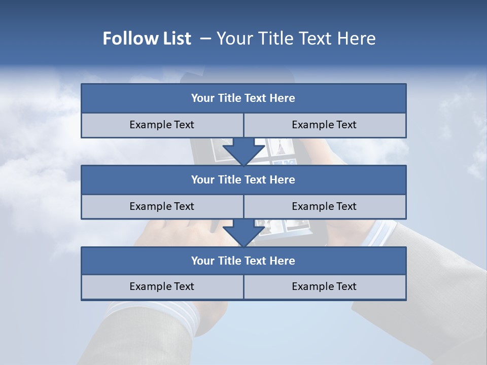 Screen Businessman Equipment PowerPoint Template
