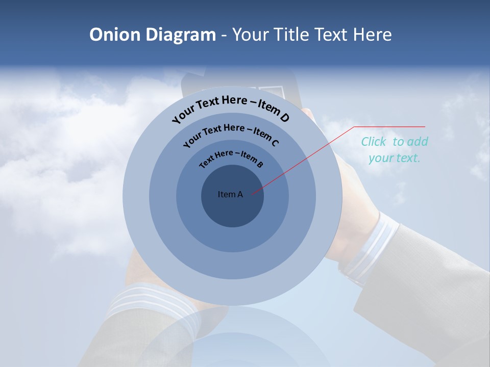Screen Businessman Equipment PowerPoint Template