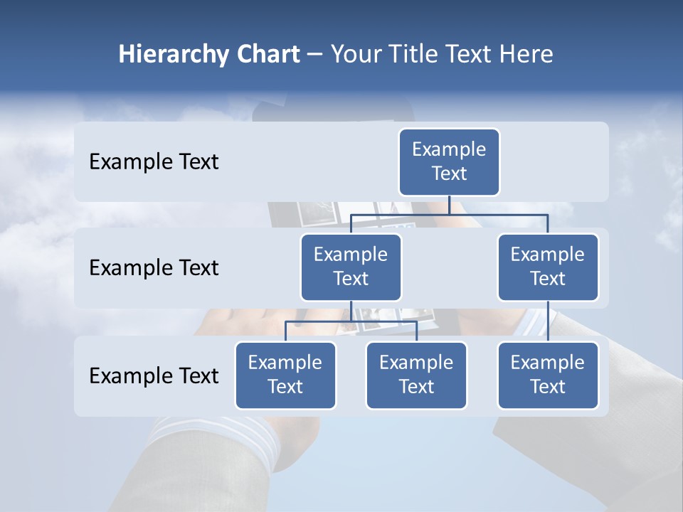Screen Businessman Equipment PowerPoint Template