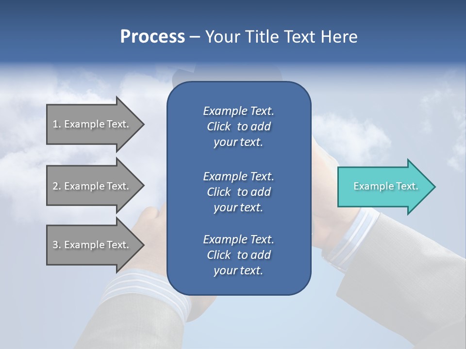 Screen Businessman Equipment PowerPoint Template
