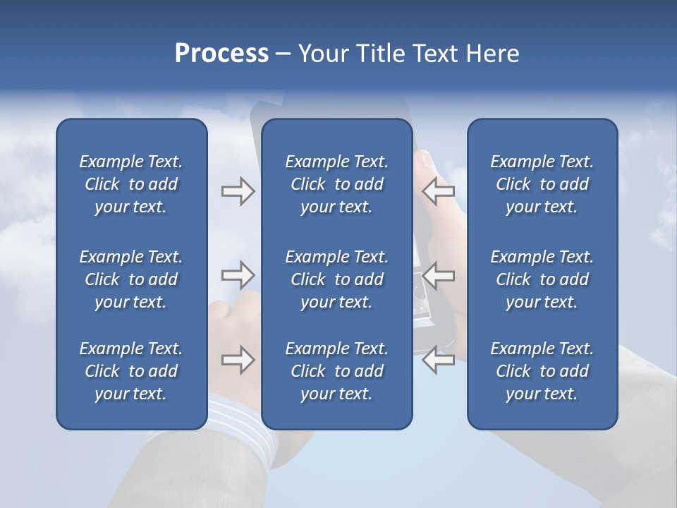 Screen Businessman Equipment PowerPoint Template