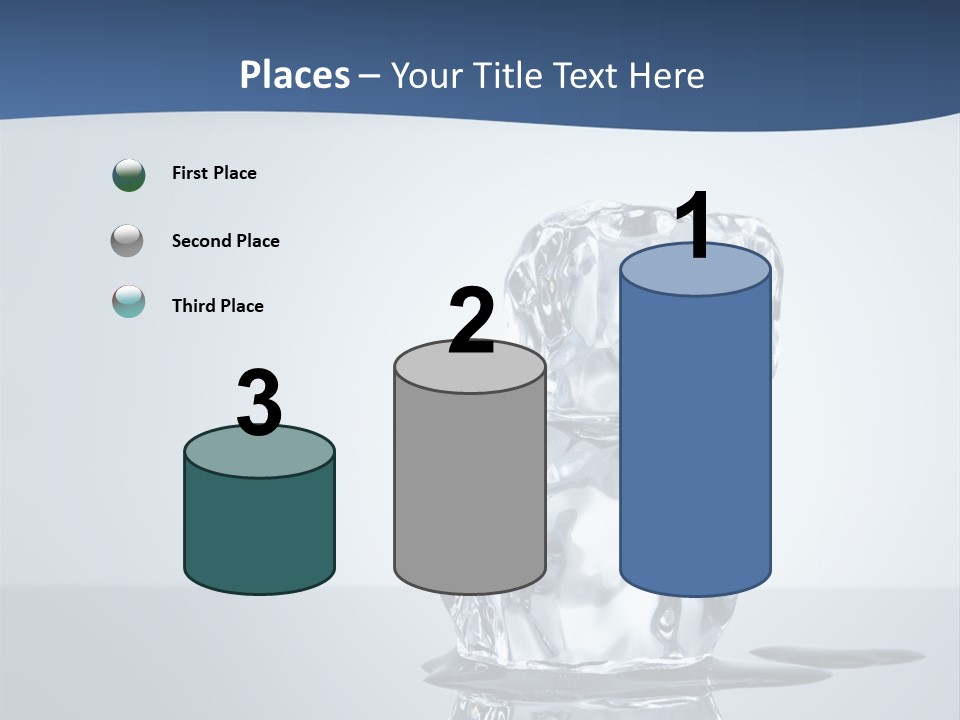 Transparent Refresh Cold PowerPoint Template