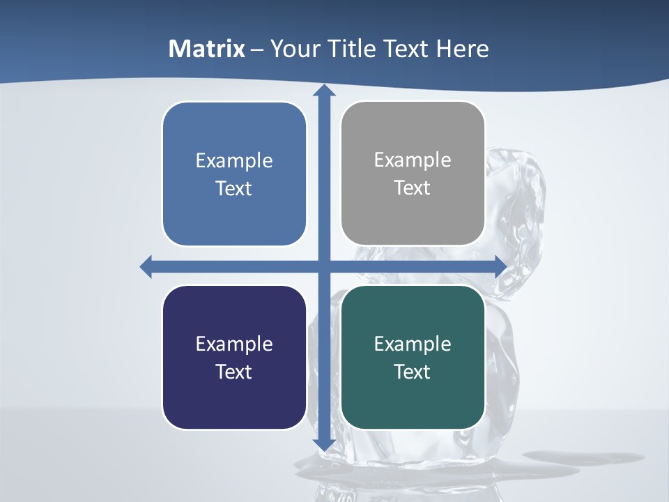 Transparent Refresh Cold PowerPoint Template