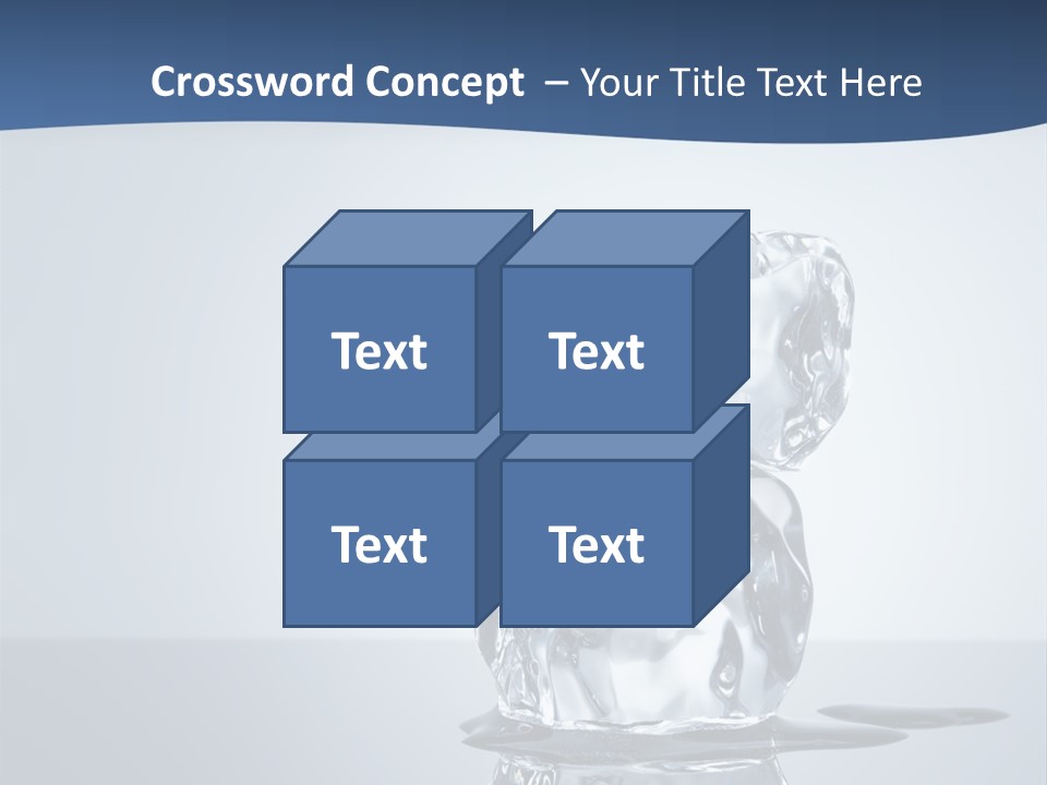 Transparent Refresh Cold PowerPoint Template