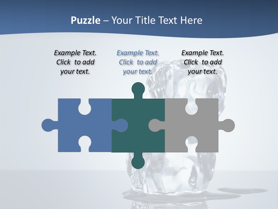 Transparent Refresh Cold PowerPoint Template