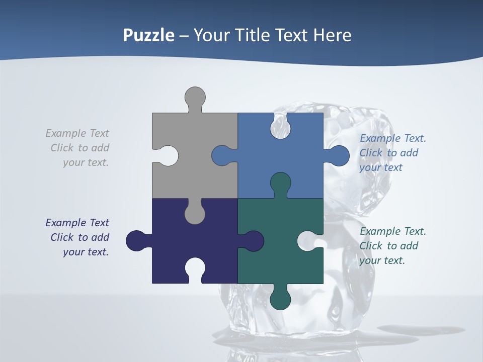 Transparent Refresh Cold PowerPoint Template