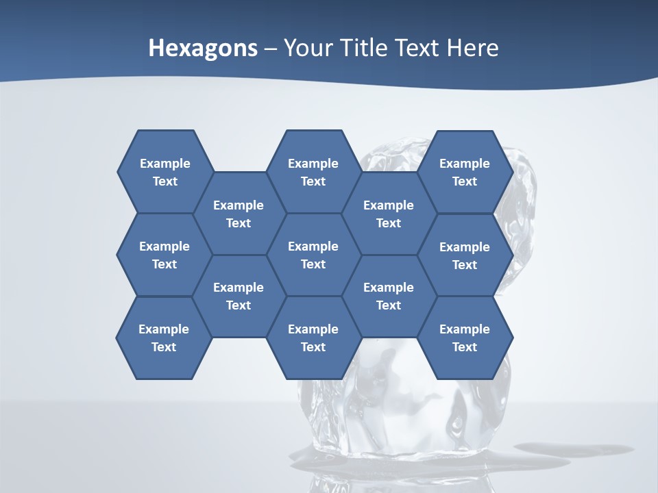 Transparent Refresh Cold PowerPoint Template