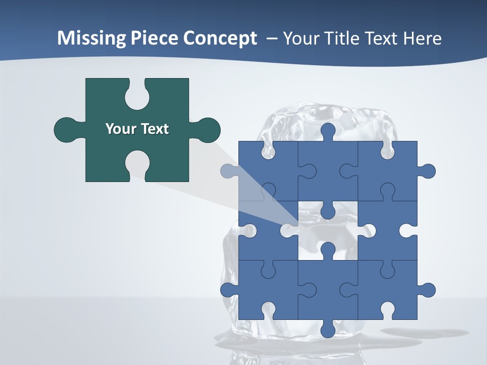 Transparent Refresh Cold PowerPoint Template