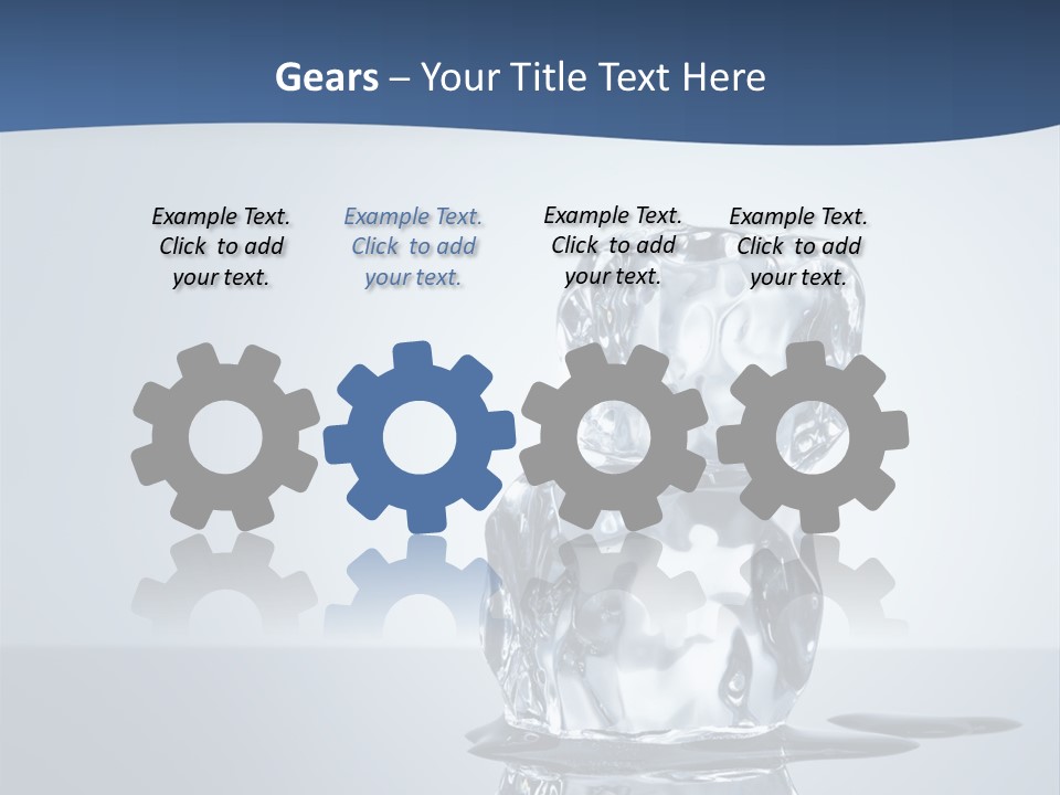 Transparent Refresh Cold PowerPoint Template