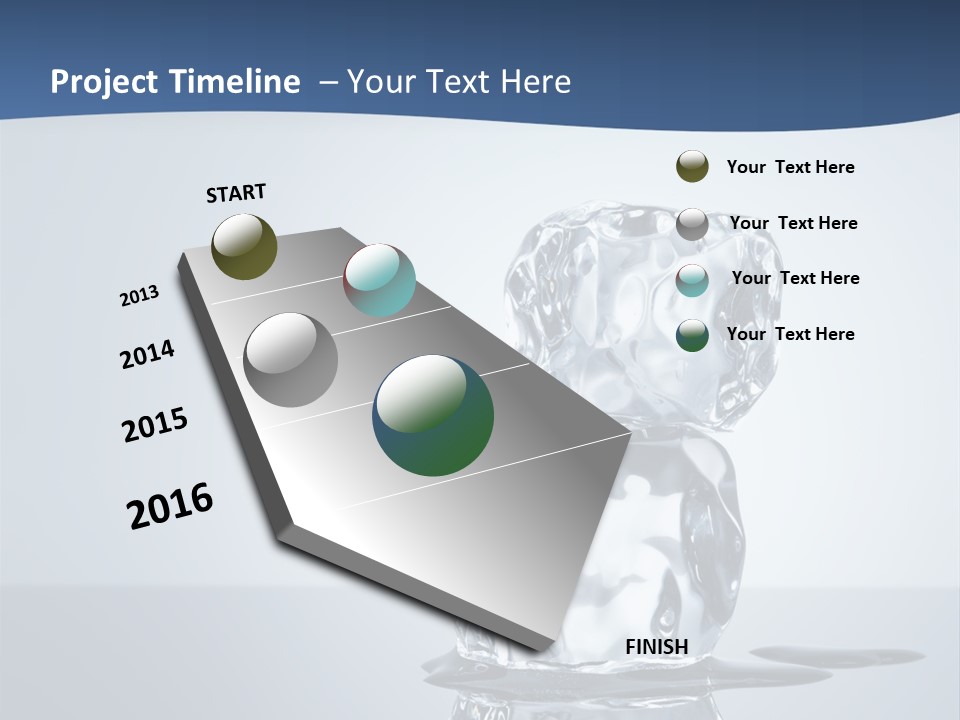Transparent Refresh Cold PowerPoint Template