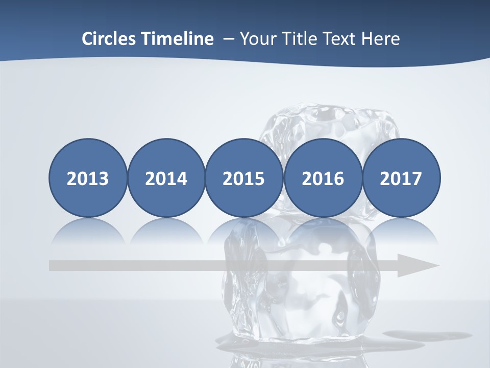 Transparent Refresh Cold PowerPoint Template