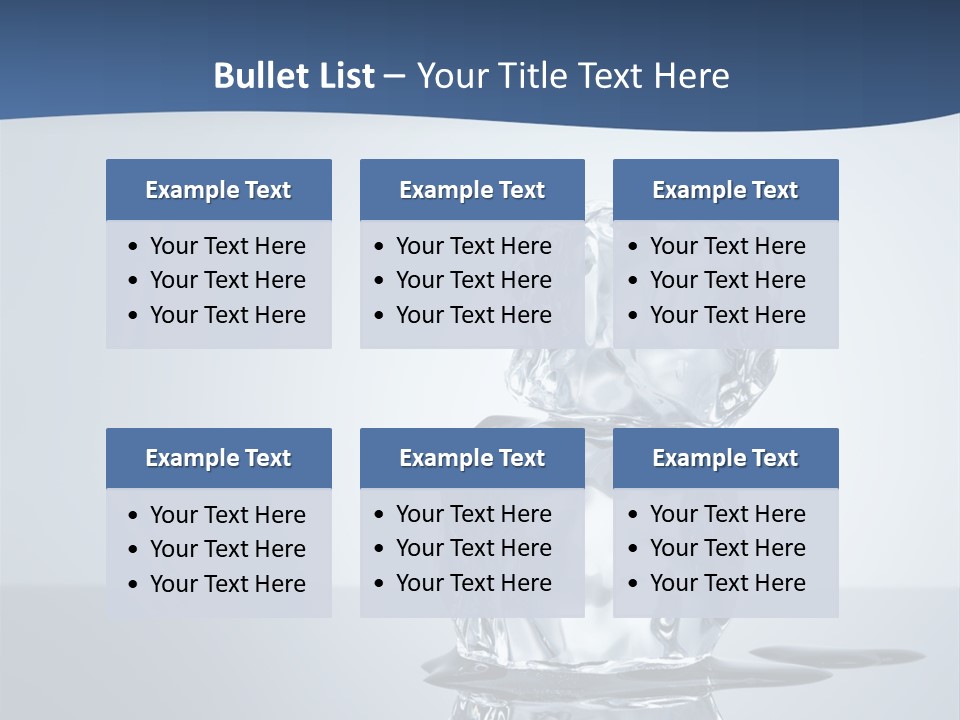 Transparent Refresh Cold PowerPoint Template