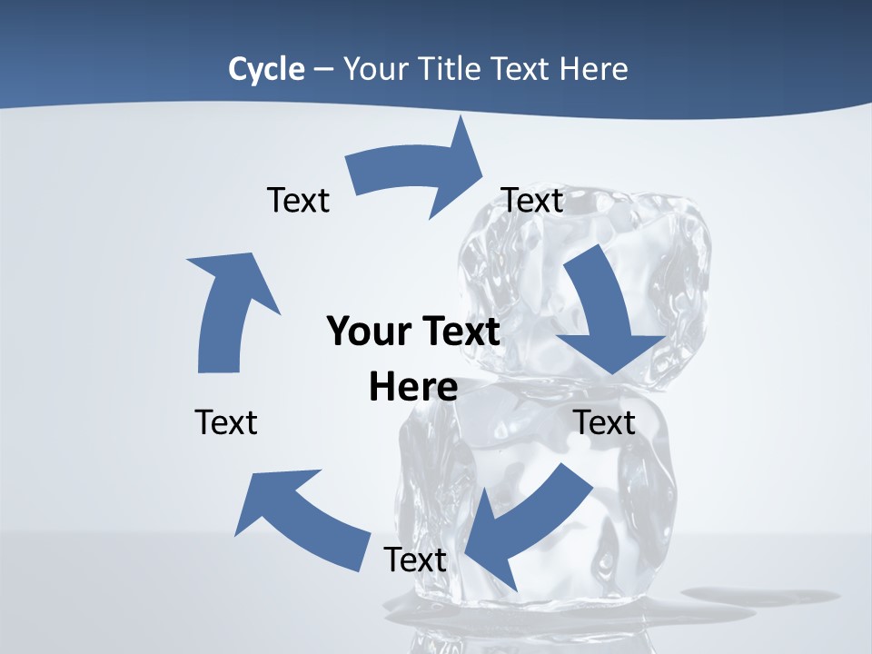 Transparent Refresh Cold PowerPoint Template