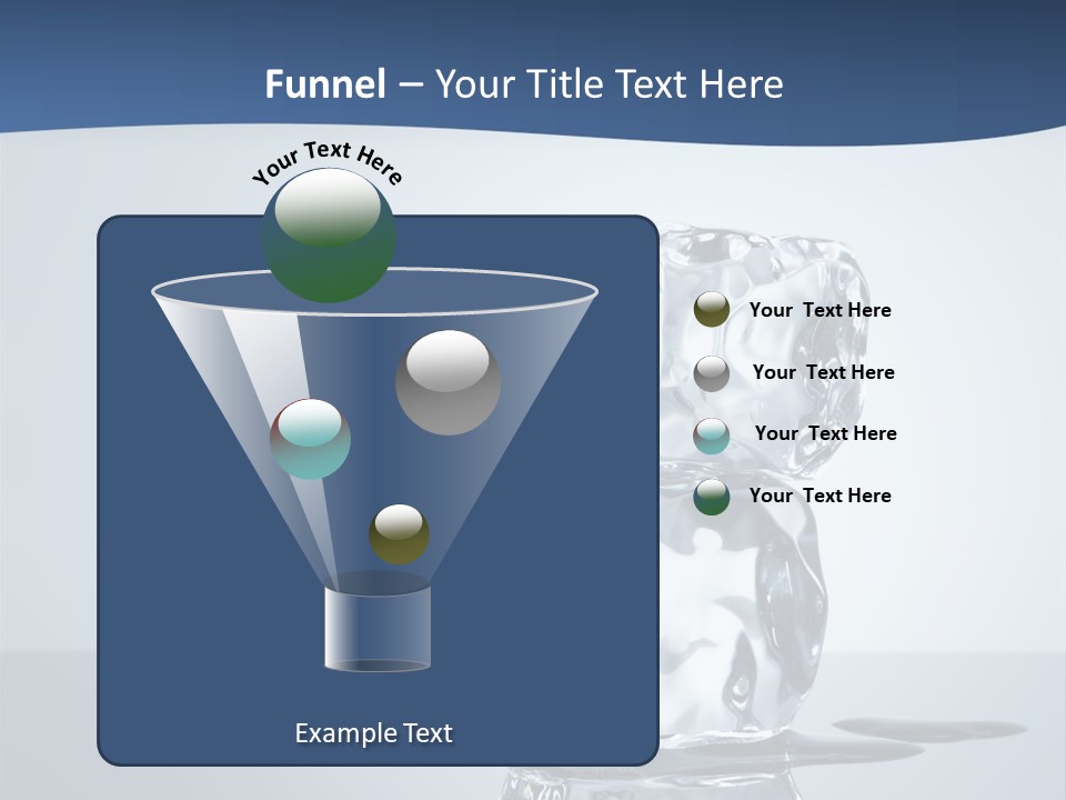 Transparent Refresh Cold PowerPoint Template