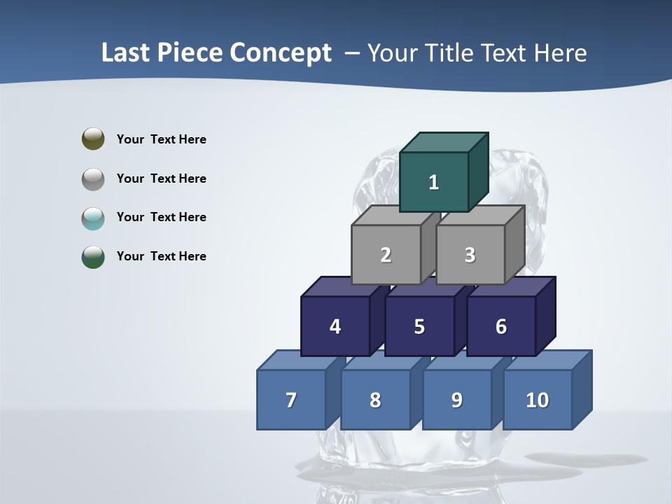 Transparent Refresh Cold PowerPoint Template