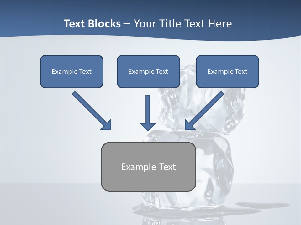 Transparent Refresh Cold PowerPoint Template