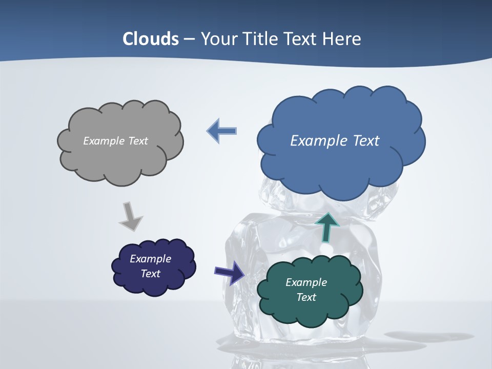 Transparent Refresh Cold PowerPoint Template