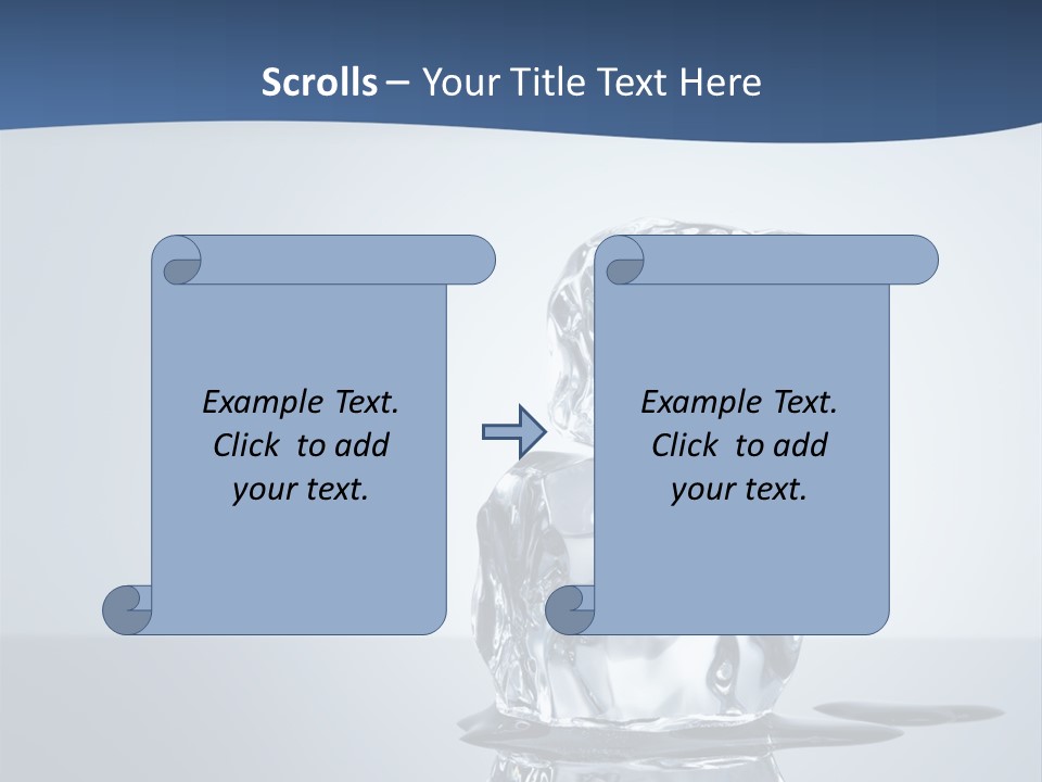 Transparent Refresh Cold PowerPoint Template