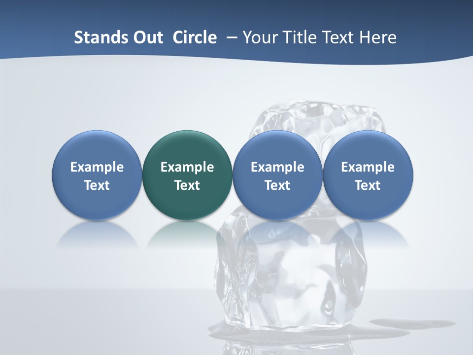 Transparent Refresh Cold PowerPoint Template