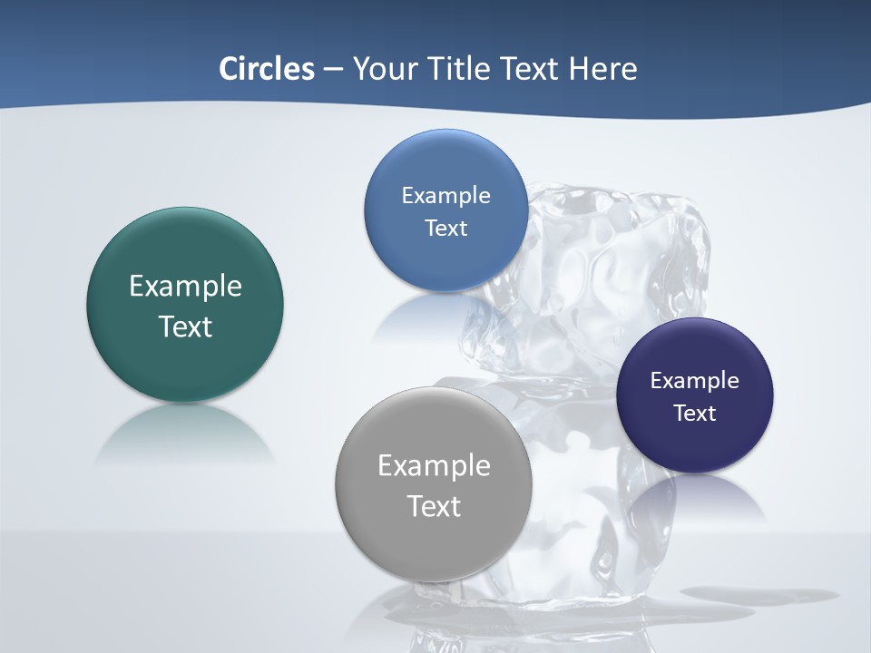 Transparent Refresh Cold PowerPoint Template
