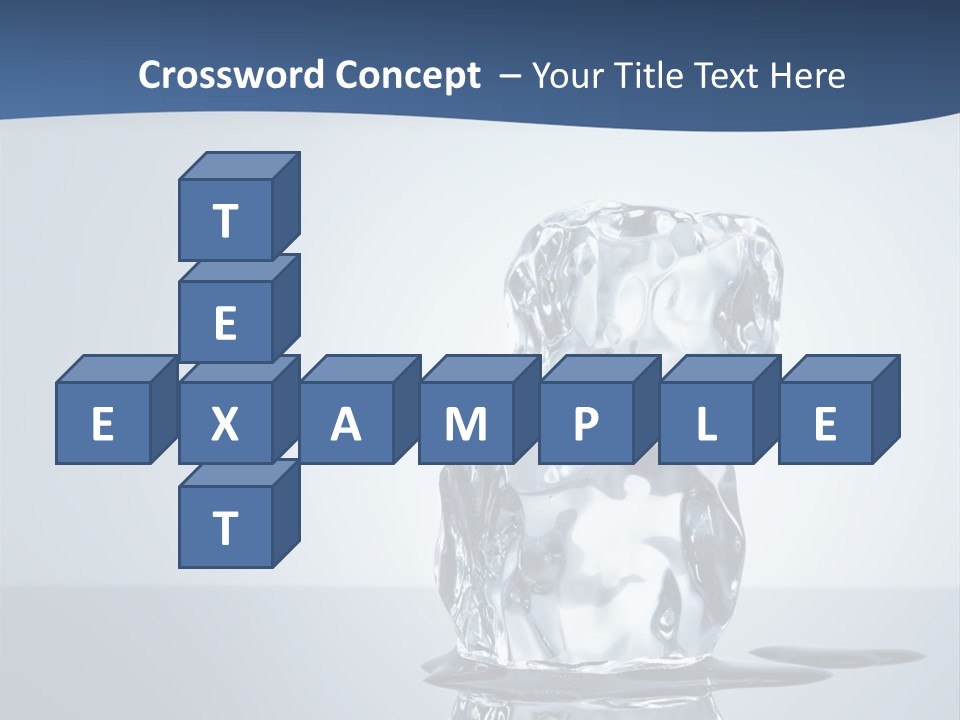 Transparent Refresh Cold PowerPoint Template