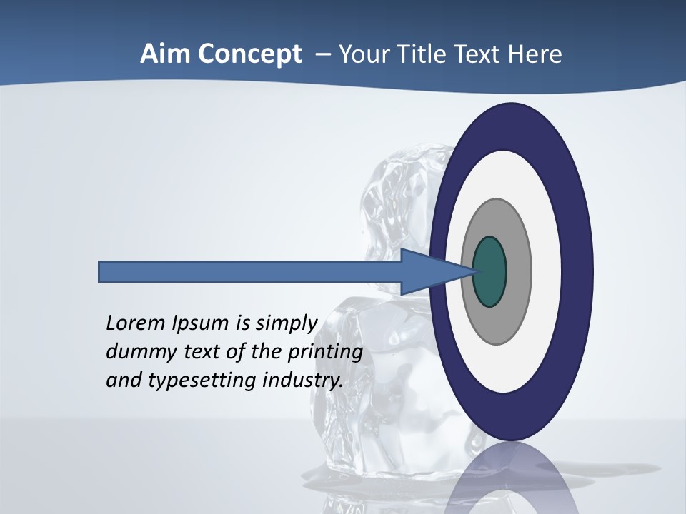 Transparent Refresh Cold PowerPoint Template