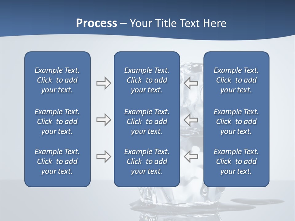 Transparent Refresh Cold PowerPoint Template